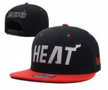 NBA Miami Heat Casquette Noir Rouge 2013