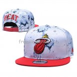 Casquette Miami Heat 9FIFTY Snapback Blanc Rouge