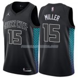 Charlotte Hornets Charlotte Hornets Miller Ciudad 2017-18 15 Noir