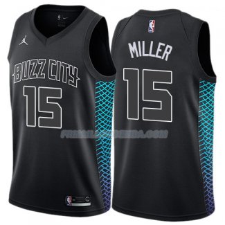 Charlotte Hornets Charlotte Hornets Miller Ciudad 2017-18 15 Noir