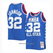 Maillot All Star 1985 Magic Johnson Bleu