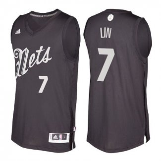 Maillot Basket Noel Day Brooklyn Nets Lin Noir