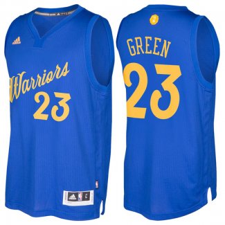 Maillot Basket Noel Day Golden State Warriors Green Bleu