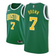 Maillot Boston Celtics Jaylen Brown Earned 2018-19 Vert