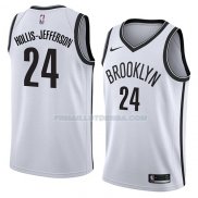 Maillot Brooklyn Nets Hollis Jefferson Association 2018 Blanc Blanc