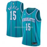 Maillot Charlotte Hornets Kemba Walker 2017-18 15 Vert