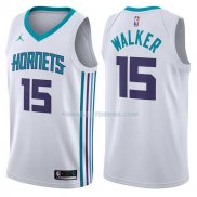 Maillot Charlotte Hornets Kemba Walker Association 2017-18 15 Blancoo