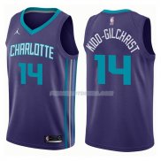 Maillot Charlotte Hornets Michael Kidd Gilchrist Statehombret 2017-18 14 Violeta