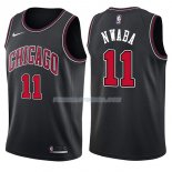 Maillot Chicago Bulls David Nwaba Statehombret 2017-18 11 Negro