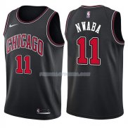 Maillot Chicago Bulls David Nwaba Statehombret 2017-18 11 Negro