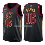 Maillot Cleveland Cavaliers Cedi Osman Statehombret 2017-18 16 Negro