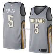 Maillot Cleveland Cavaliers JR Smith Ville 2018 Gris