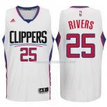 Maillot Basket Los Angeles Clippers 2017-18 Rivers 25 Blanco