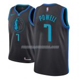 Maillot Dallas Mavericks Dwight Powell Ciudad 2018-19 Noir