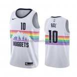 Maillot Denver Nuggets Bol Bol Ville Blanc