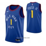 Maillot Denver Nuggets Michael Porter JR. Statement Bleu