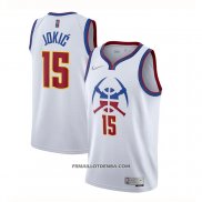 Maillot Denver Nuggets Nikola Jokic Earned 2020-21 Blanc