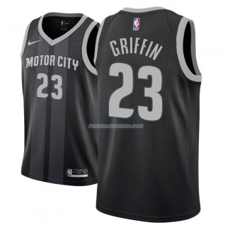 Maillot Detroit Pistons Blake Griffin Ciudad 2018-19 Noir