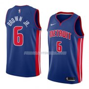 Maillot Detroit Pistons Bruce Brown Jr. Icon 2018 Bleu