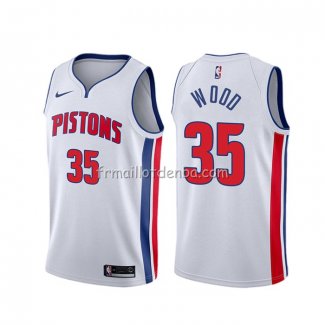 Maillot Detroit Pistons Christian Wood Association Blanc