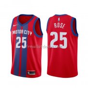 Maillot Detroit Pistons Derrick Rose Ville 2019-20 Rouge