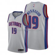 Maillot Detroit Pistons Svi Mykhailiuk Statement Gris