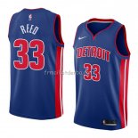 Maillot Detroit Pistons Willie Reed Icon 2018 Bleu