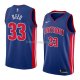 Maillot Detroit Pistons Willie Reed Icon 2018 Bleu