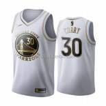 Maillot Golden Edition Golden State Warriors Stephen Curry Blanc