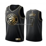 Maillot Golden Edition Tornto Raptors Kyle Lowry Noir