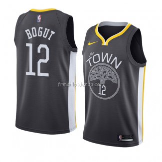 Maillot Golden State Warriors Andrew Bogut Statement 2018 Noir