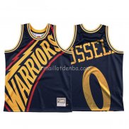 Maillot Golden State Warriors D'angelo Russell Mitchell & Ness Big Face Bleu