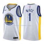 Maillot Golden State Warriors Javale Mcgee Association 2017-18 1 Blancoo