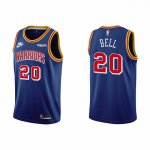 Maillot Golden State Warriors Jordan Bell NO 20 75th Anniversary Bleu
