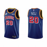 Maillot Golden State Warriors Jordan Bell NO 20 75th Anniversary Bleu