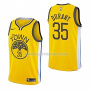 Maillot Golden State Warriors Kevin Durant Earned 2018-19 Jaune