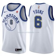 Maillot Golden State Warriors Nick Young Hardwood Classic 2017-18 6 Blancoo