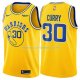 Maillot Golden State Warriors Stephen Curry Hardwood Classic 2018 Jaune