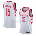 Maillot Houston Rockets Clint Capela Association 2018 Blanc