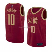 Maillot Houston Rockets Eric Gordon Ville 2018-19 Rouge