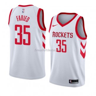 Maillot Houston Rockets Kenneth Faried Association 2018 Blanc