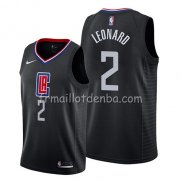 Maillot Los Angeles Clippers Kawhi Leonard Statement 2019 Noir