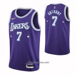 Maillot Los Angeles Lakers Carmelo Anthony NO 7 Ville 2021-22 Volet