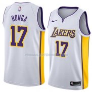 Maillot Los Angeles Lakers Isaac Bonga Association 2018 Blanc