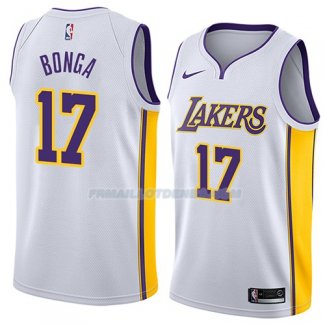 Maillot Los Angeles Lakers Isaac Bonga Association 2018 Blanc