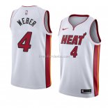 Maillot Miami Heat Briante Weber Association 2018 Blanc