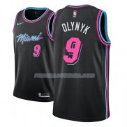 Maillot Miami Heat Kelly Olynyk Ciudad 2018-19 Noir