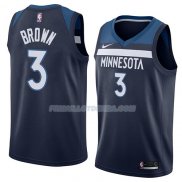 Maillot Minnesota Timberwolves Anthony Brown Icon 2018 Bleu