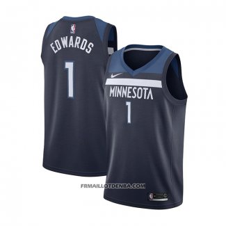 Maillot Minnesota Timberwolves Anthony Edwards Icon Bleu