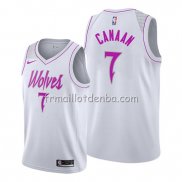 Maillot Minnesota Timberwolves Isaiah Canaan Earned Blanc